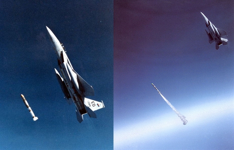 The F-15 satellite killer and the ASM-135A ASAT missile